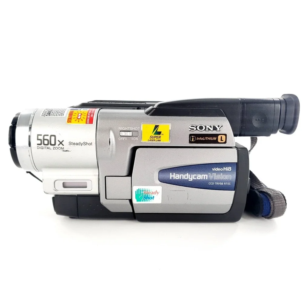 Sony Handycam CCD-TRV98 Video8 Hi-8 Camcorder w/ Battery, Charger, Tape Tested